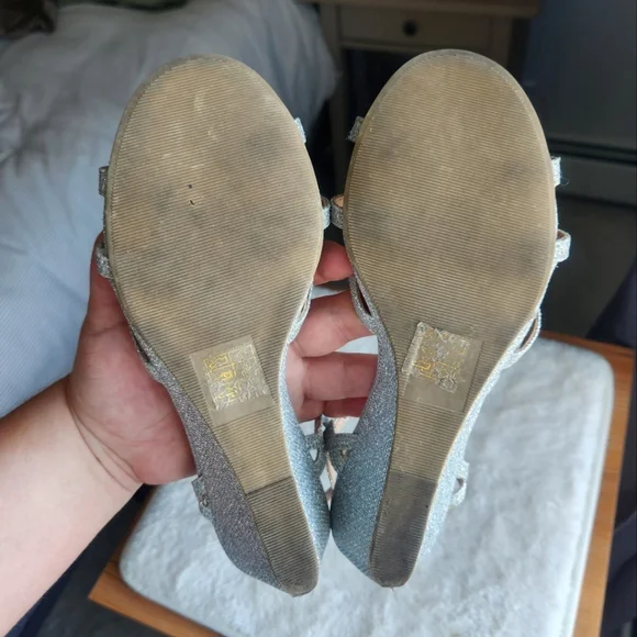 Call It Spring Sparkle Wedges - Picture 6 of 7